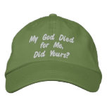 Christian Hat Embroidered Baseball Cap