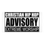 Christian Hip Hop Advisory... photo cards