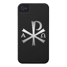 Christian Icon Alpha and Omega Labarum Case-Mate iPhone 4 Case