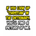 Christian In Dictionary...My Picture t-shirts