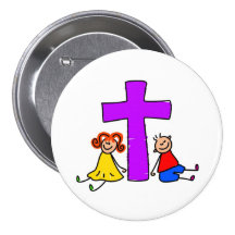 Christian Kids Button