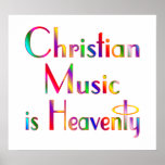 Christian Music Poster posters