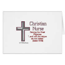 Christian Nurse Cross2 Card