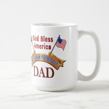 Christian Patriotic Coffe Mugs for Dad