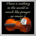 Christian Poster Violin Inspirational Saying posters