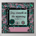Christian Poster with Bible Verse Psalm 30:5 posters