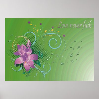 Christian Poster with Inspirational Saying by christian_posters