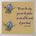 Christian Poster with Scripture Isaiah posters