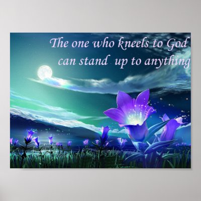 Christian Saying Poster by tshirts4christians