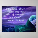 Christian Saying Poster posters