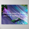 Christian Saying Poster posters