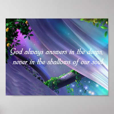 Christian Saying Poster by tshirts4christians