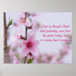 Christian Saying Poster posters