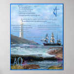Christian scriptures art poster