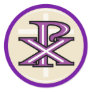 Christian Symbol Round Stickers