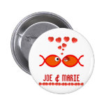 Christian Valentine Symbols - Orange v1 Buttons
