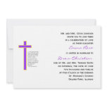 Christian Wedding Cord Three Strands Invitation Pl