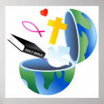 Christian World Poster