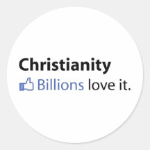 Christianity; Billions Love It Stickers