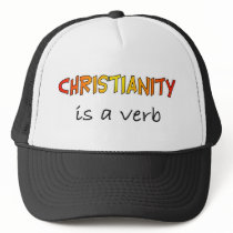 Christianity is a verb hats