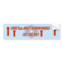 CHRISTians ARE ONE WAY Bumper Sticker
