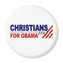 Christians For Obama Refrigerator Magnets