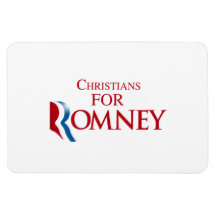 CHRISTIANS FOR ROMNEY.png Rectangle Magnet