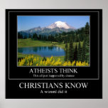 CHRISTIANS KNOW - a wizard did it posters