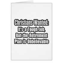 Christians Wanted...
