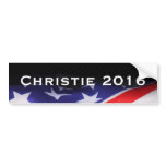 CHRISTIE 2016 Modern Campaign Bumper Sticker
