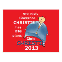 Christie Governor 2013 Post Cards