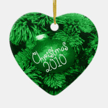 Christmas 2010 Heart Ornament