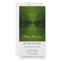 Christmas 2012 Calendar Photo Card Template