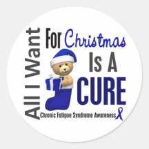 Christmas 2 CFS Chronic Fatigue Syndrome Sticker