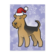 Christmas Airedale Terrier / Welsh Terrier