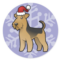 Christmas Airedale Terrier / Welsh Terrier