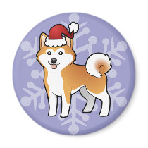 Christmas Akita Inu / Shiba Inu