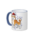 Christmas Akita Inu / Shiba Inu mugs
