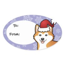 Christmas Akita Inu / Shiba Inu