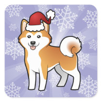Christmas Akita Inu / Shiba Inu