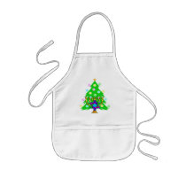 Christmas and Hanukkah Together Aprons