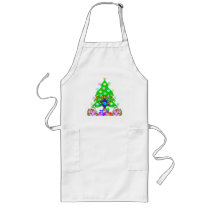 Christmas and Hanukkah Together Aprons