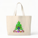 Christmas and Hanukkah Together bags