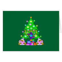 Christmas and Hanukkah Together Cards
