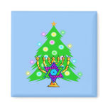Christmas and Hanukkah Together magnets