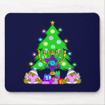 Christmas and Hanukkah Together mousepads