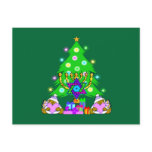 Christmas and Hanukkah Together postcards