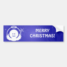 Christmas Angel Avatar Bumper Stickers