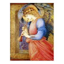Christmas Angel Edward Burne-Jones Postcard