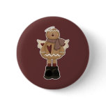 christmas angel gingerbread man buttons